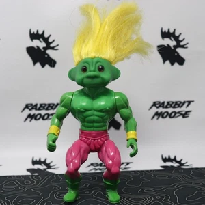 Vtg 1992 TNT Troll Force Green Yuk Action Figure - Picture 1 of 11