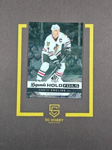 2024-25 SP Authentic Case Hit SSP Legends Holo Foils Chris Chelios FCDQ - Picture 1 of 2