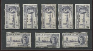 COSTA D'ORO 1946 VITTORIA 2d PERF 13 1/2 x 14...SG133...MINT...8 francobolli cv £128 - Foto 1 di 1