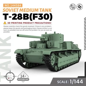 SSMODEL SS144584 1/144 Military Model Kit Soviet T-28B(F30) Medium Tank - Picture 1 of 5