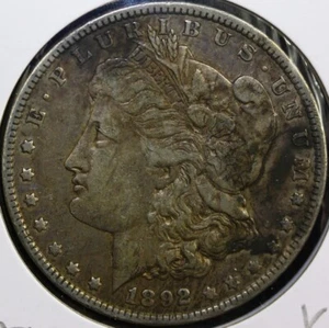 1892 O Morgan dollaro d'argento - RARO, XF US#369 - Foto 1 di 2