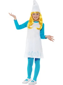 Smurfette Fancy Dress Costume for Girls (IMPS Official) Funidelia - Picture 1 of 8