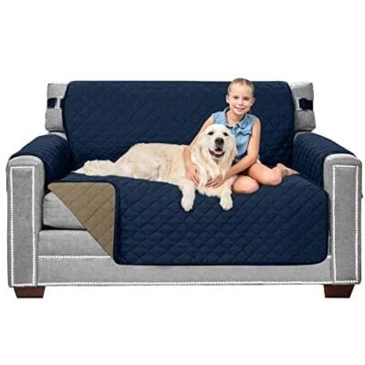 Funda protectora de sofá patentada, reversible resistente al desgarro suave acolchada Foto 1 de 4