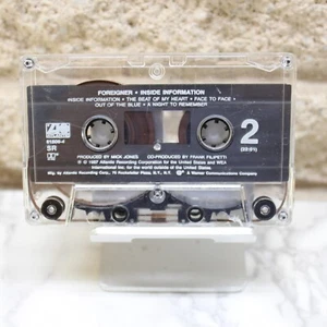 Foreigner Inside Information Cassette Tape ONLY Rock - Picture 1 of 3