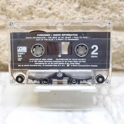 Foreigner Inside Information Cassette Tape ONLY Rock - Image 1 of 3