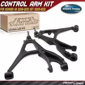 2Pcs Front Lower Control Arm & Ball Joint Assembly for Hummer H3 2006-2010 H3T - Picture 1 of 9