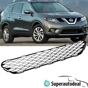Front Bumper Black Mesh Lower Grille Grill For Nissan Rogue 2014-2016 - Picture 1 of 6