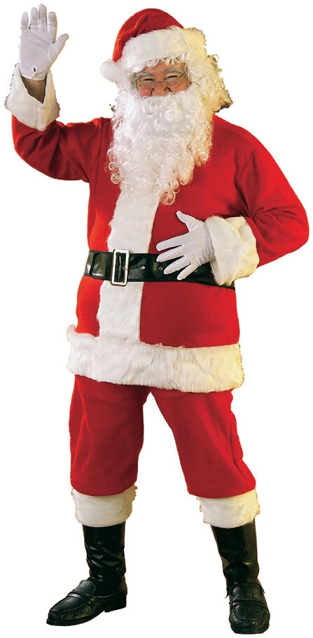 Rubie's - Economy Flannel Santa Suit  Costume - Image 1 of 1