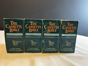 The Cassette Bible Authorized King James Version Old Testament 1,2,3 + New Testa - Picture 1 of 4