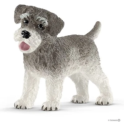 SCHLEICH® Farm World 13892 Zwergschnauzer, NEU mit Schleich®-Fahne