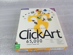 Click Art 65,000 Starter Image Pak Software Windows 3.1 95 + Stationery Shop - Picture 1 of 12