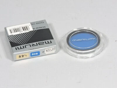 Marumi 52mm 80B Screw-in Lens filter - Image 1 of 4