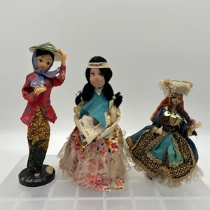 Vintage Three (3) Oreintal Doll Lot! - Picture 1 of 18