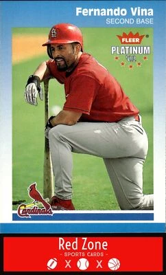 2002 Fleer Platinum - #200 Fernando Vina NM Set Break. - Image 1 of 2