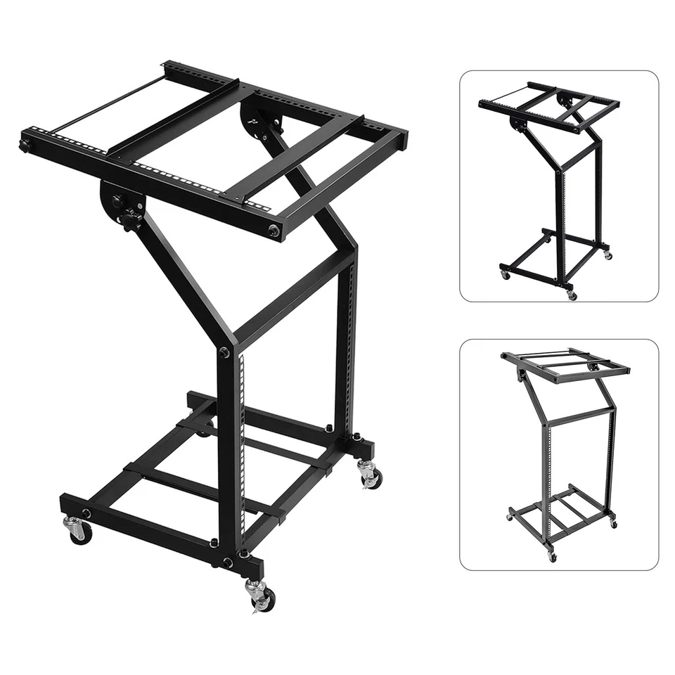5Core DJ Mixer Stand Adjustable Rack Mount Stage Cart Audio Studio Equipment - Image 1 of 1