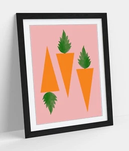 KAROTTEN TRENDY MINIMALISTISCHE KÜCHE - GERAHMTES WANDBILD BILD DRUCK KUNSTWERK - Bild 1 von 10