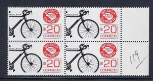 EXPORTA 20p "BICYCLES" B4  sc#1492  ex#156  PPR#8 Cv$ (E209b)* - Picture 1 of 1