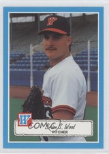 1990 Rock's Dugout Wichita Wranglers Brian Wood #24
