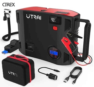 Banco de alimentación de arranque de salto 2000A 24000 mAh linterna compresor de aire Utrai Jstar 5 - Imagen 1 de 12