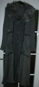 Strickmantel Effekt Collection, Grau, Gr. L/XL - Bild 1 von 11