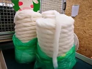 Cinta de carden SF oveja de montaña lana virgen / blanco 100 g * EB - Imagen 1 de 1