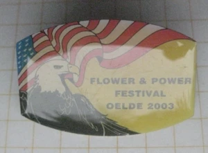 FLOWER & POWER FESTIVAL OELDE 2003 / HARLEY ........ Pin Música / Moto (294g) - Imagen 1 de 1