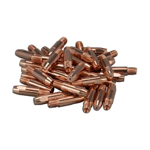 Puntas de contacto de antorcha de soldadura MB24 24 KD CO2 MIG MAG .045" M6 x 28 x 1,2 mm 50 piezas - Imagen 1 de 4