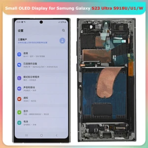 Small OLED LCD Display+Touch Screen for Samsung Galaxy S23 Ultra S918U/U1 Green - Picture 1 of 8