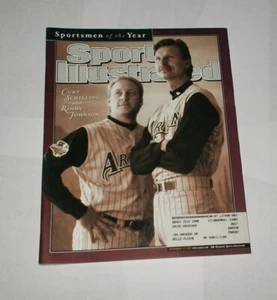 2001 Sport illustriert RANDY JOHNSON & Curt Schilling SoY ARIZONA DIAMONDBACKS - Bild 1 von 1