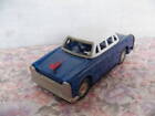 D4 Showa Retro Tin Car Blue White Vintage Made In China Total Length 16Cm Damage