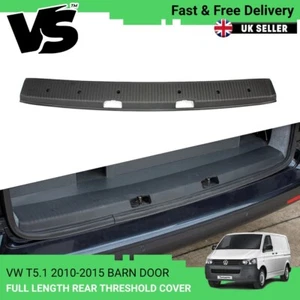 FITS VW T5.1 TRANSPORTER 2010-2015 TWIN BARN DOOR EXTRA WIDE ABS THRESHOLD COVER - Picture 1 of 12