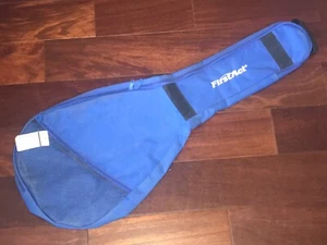 FIRST ACT GUITAR CASE SOFT GIG BAG TRAVEL ACOUSTIC BLUE KIDS MESH POCKET - Picture 1 of 6