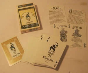 BICYCLE 1996 OLYMPICS Atlanta Playing Cards COMPLETE & MINT Condition!!!! - Bild 1 von 1