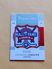 2007-08 O-PEE-CHEE Premier Stitchings Patch #PS-JL Jacques Lemaire #/199