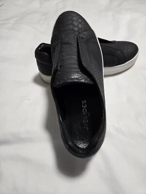 Zapatillas Mujer J/Slides Negras US 9M Cuero Foto 1 de 4