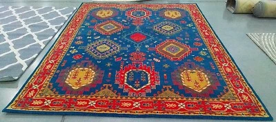 Alfombra AZUL MARINO/ROJO 8'-0" x 10'-0" agujero, precio reducido 1172769008 HG426N-8 Foto 1 de 4