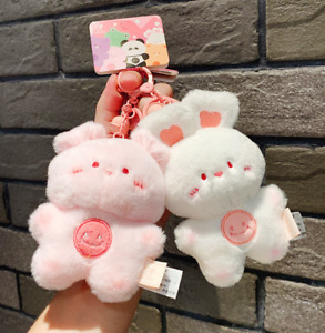 New Cute animal backpack pendant, panda keychain, mini couple doll, plush toy