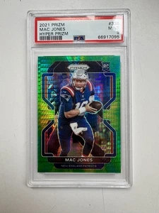 2021 Prizm MAC JONES Hyper Prizm RC #336 153/175 PSA 9 MINT - Picture 1 of 3