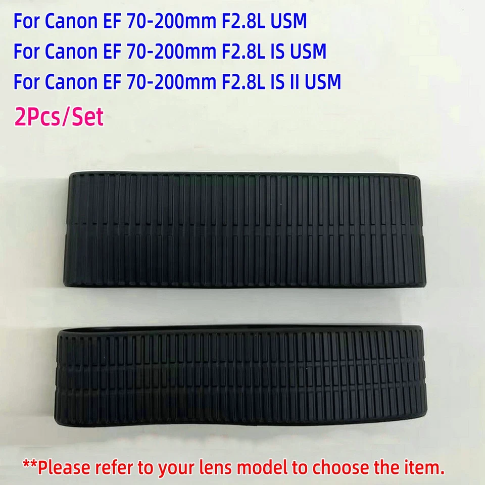 For Canon EF 70-200mm F2.8L IS II USM Camera Lens Focus Zoom Rubber Ring Shell - Image 1 of 1
