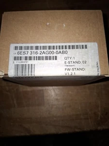 SIEMENS SIMATIC S7-300 6ES7 316-2AG00-0AB0 ES:2 CPU316-2DP 6ES7316-2AG00-0AB0 - Bild 1 von 4