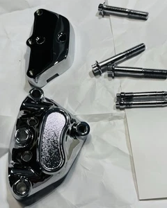 Harley 2000 -08 Touring Caliper Front RIGHT Side Custom Chrome Hardware EXCHANGE - Bild 1 von 12
