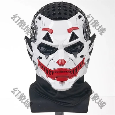 Cyberpunk Joker Full-Face Mask - Cool Resin Helmet for Cosplay & Halloween Gifts - Image 1 of 4