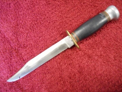 Vintage Joseph Allen & Sons Sheffield, England Hunting Knife w/Sheath - Image 1 of 4