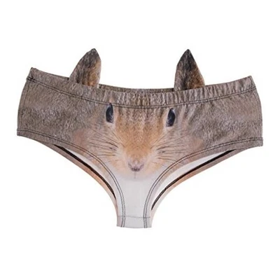  Womens Underwear Funny Panties For women, Gift Ideas For Her, Large 06squirrel - Image 1 of 4