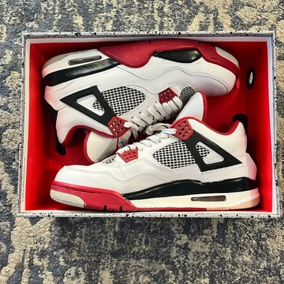 Air Jordan 4 Retro Rojo Fuego 2012 Talla 12.5 Foto 1 de 4