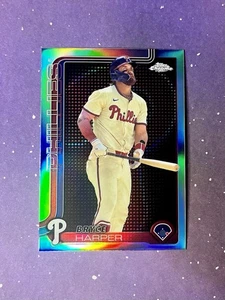 Bryce Harper #150 - 2025 Topps Chrome Lightboard SP Case Hit Refractor Phillies - Picture 1 of 1