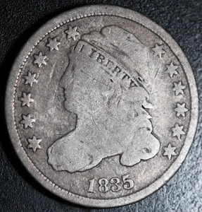 1835 CAPPED BUST DIME - Picture 1 of 2