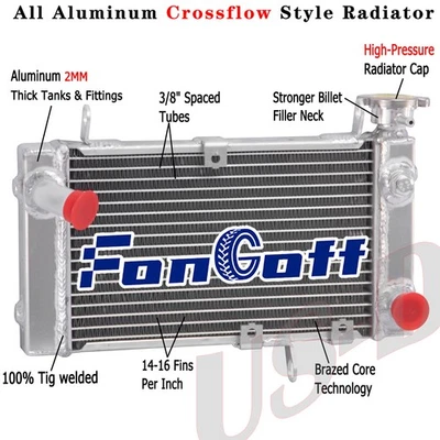 Radiador de aluminio para 1999-2002 2001 Suzuki SV650 SV 650 SV650S repuesto Foto 1 de 4