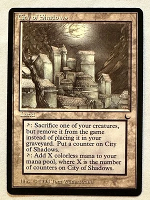 City of Shadows  - Magic the Gathering MTG The Dark - Near Mint - Free Shipping! - Image 1 of 2