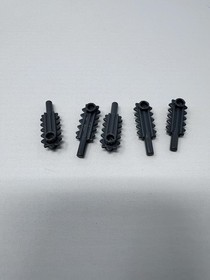 6117 LEGO Minifigure Weapon Tool CHAINSAW Dark Bluish Gray Lot Of 5